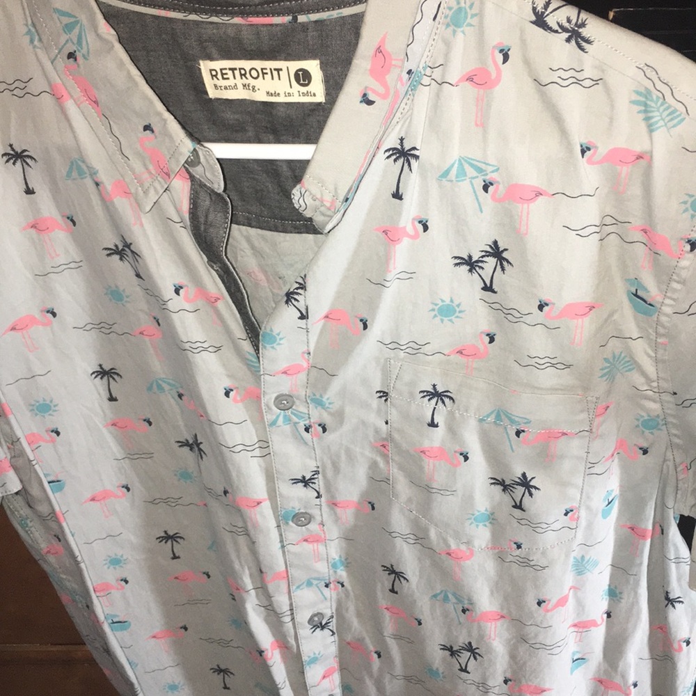 Pink Flamingos Short Sleeve